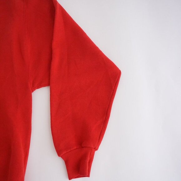 VTG '90S Jerzees Red Banson Elementary Staff School Teacher Crewneck Sweater L - Picture 4 of 9